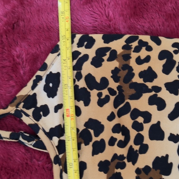 FASHION NOVA Leopard Dress Sleeveless slip Sz L - Picture 3 of 9
